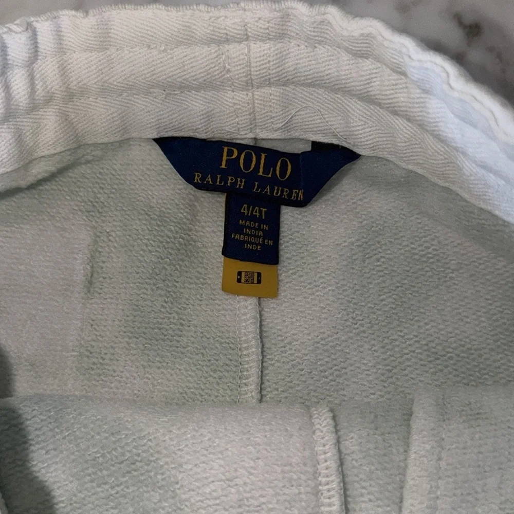 Polo Ralph Lauren Kids' White & Green Tie Dye Shorts 4T